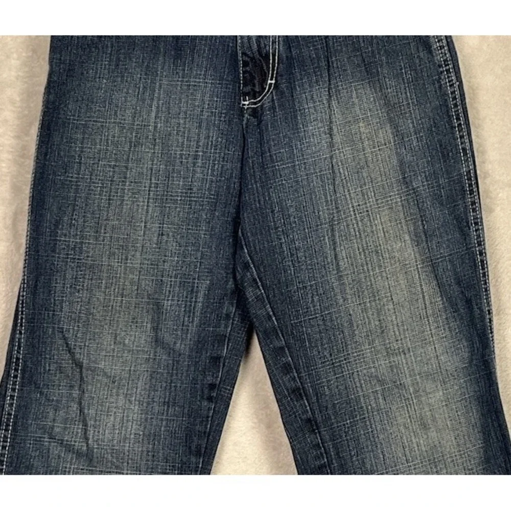 Southpole Boys Jeans Straight Leg Youth 12 Blue Trendy Faded 28x27